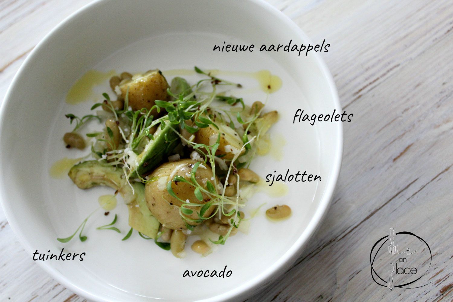 Mie en Place aardappelsla