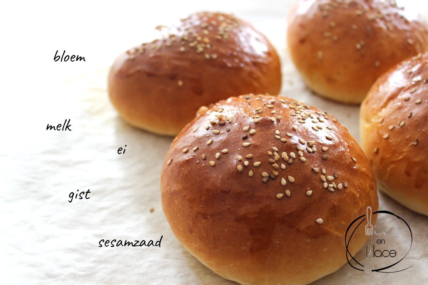 Mie en Place burgerbroodje