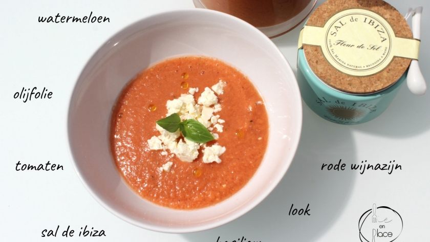 Mie en Place gazpacho watermeloen-tomaat