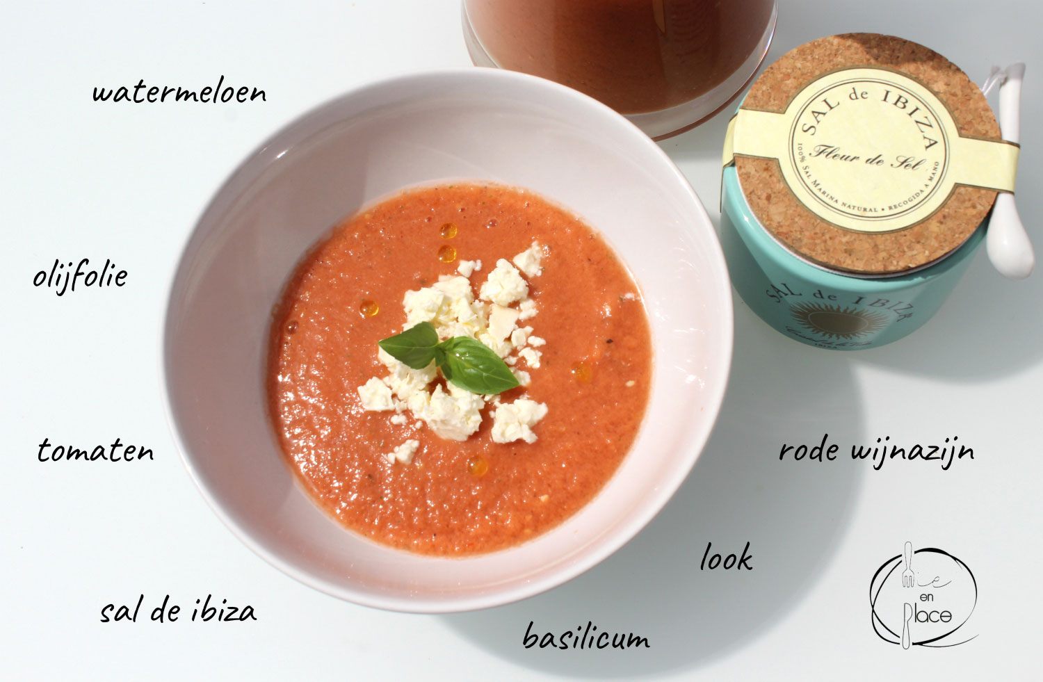 Mie en Place gazpacho watermeloen-tomaat