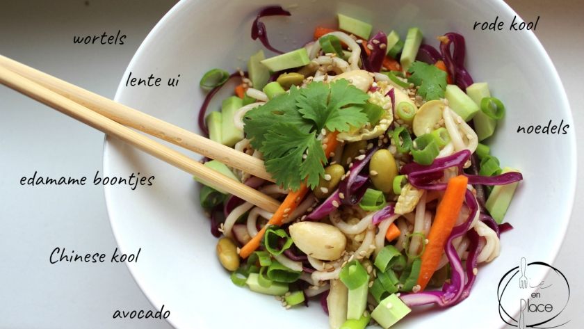 Mie en Place Aziatisch slaatje met noedels