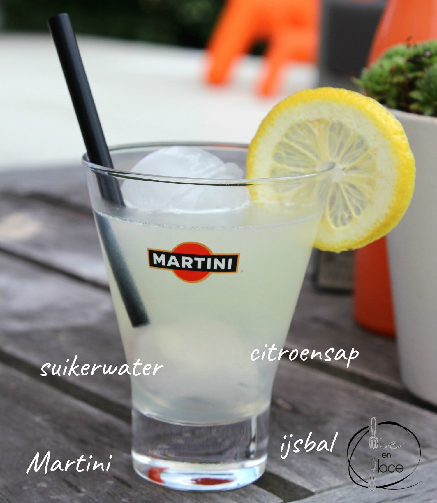 Mie en Place martini bianco fizz