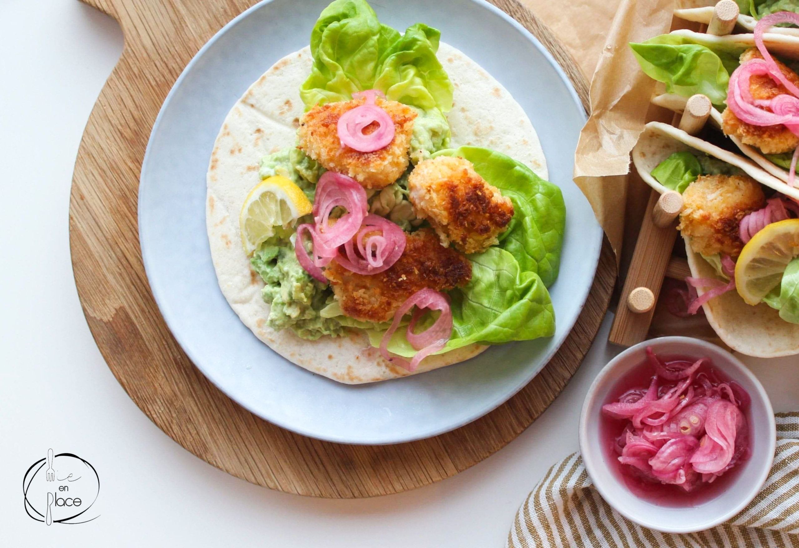 Mie en Place wraps met kipnuggets