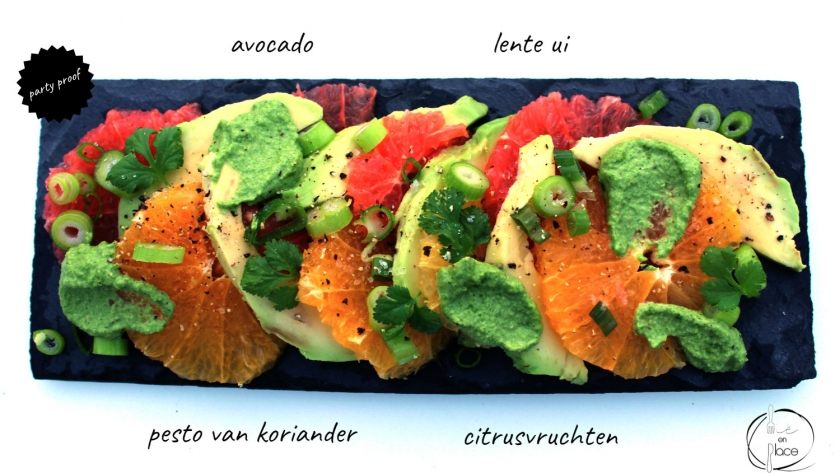 Mie en Place avocado citrus salade