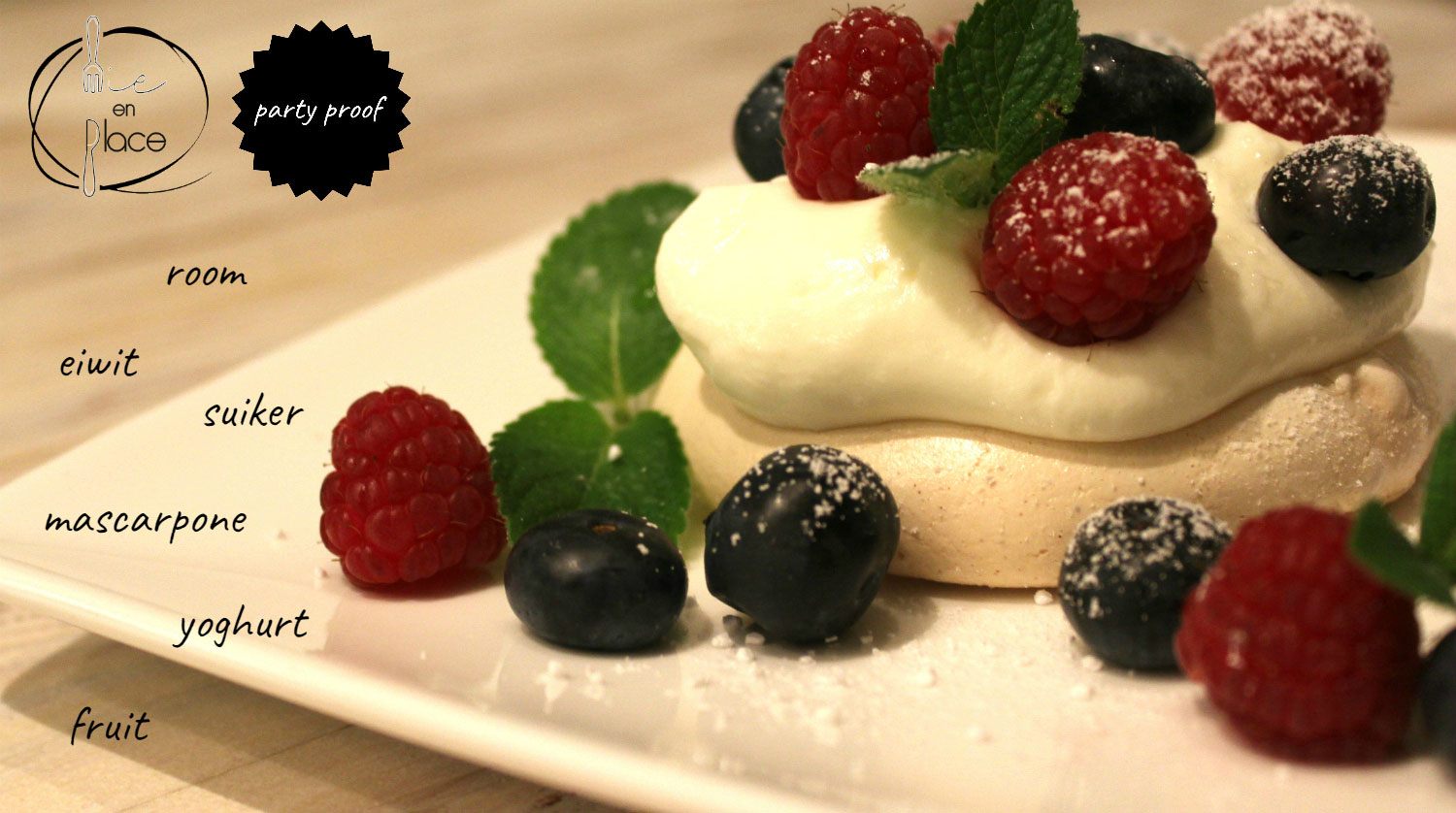 Mie en Place feest dessert