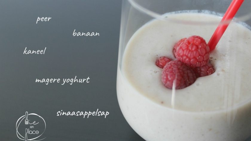 Mie en Place banaan peer smoothie