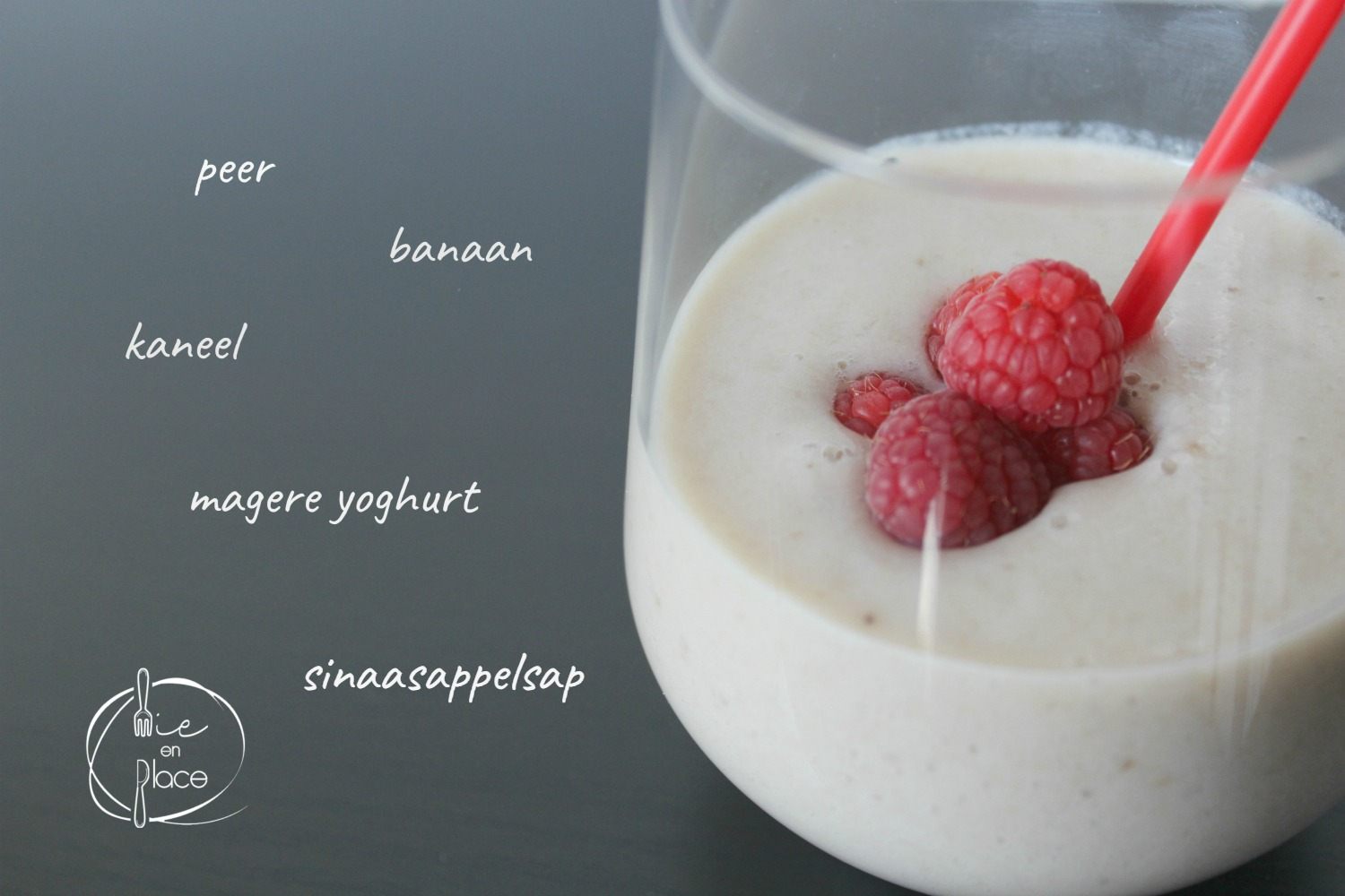 Mie en Place banaan peer smoothie