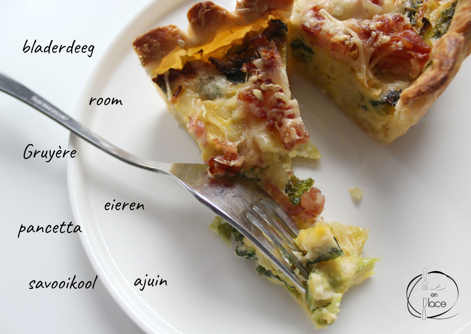 Quiche met pancetta