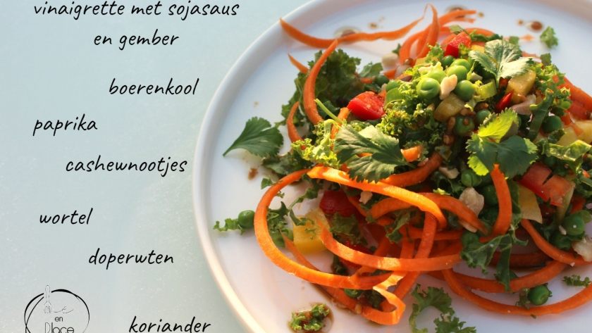 Mie en Place regenboog salade