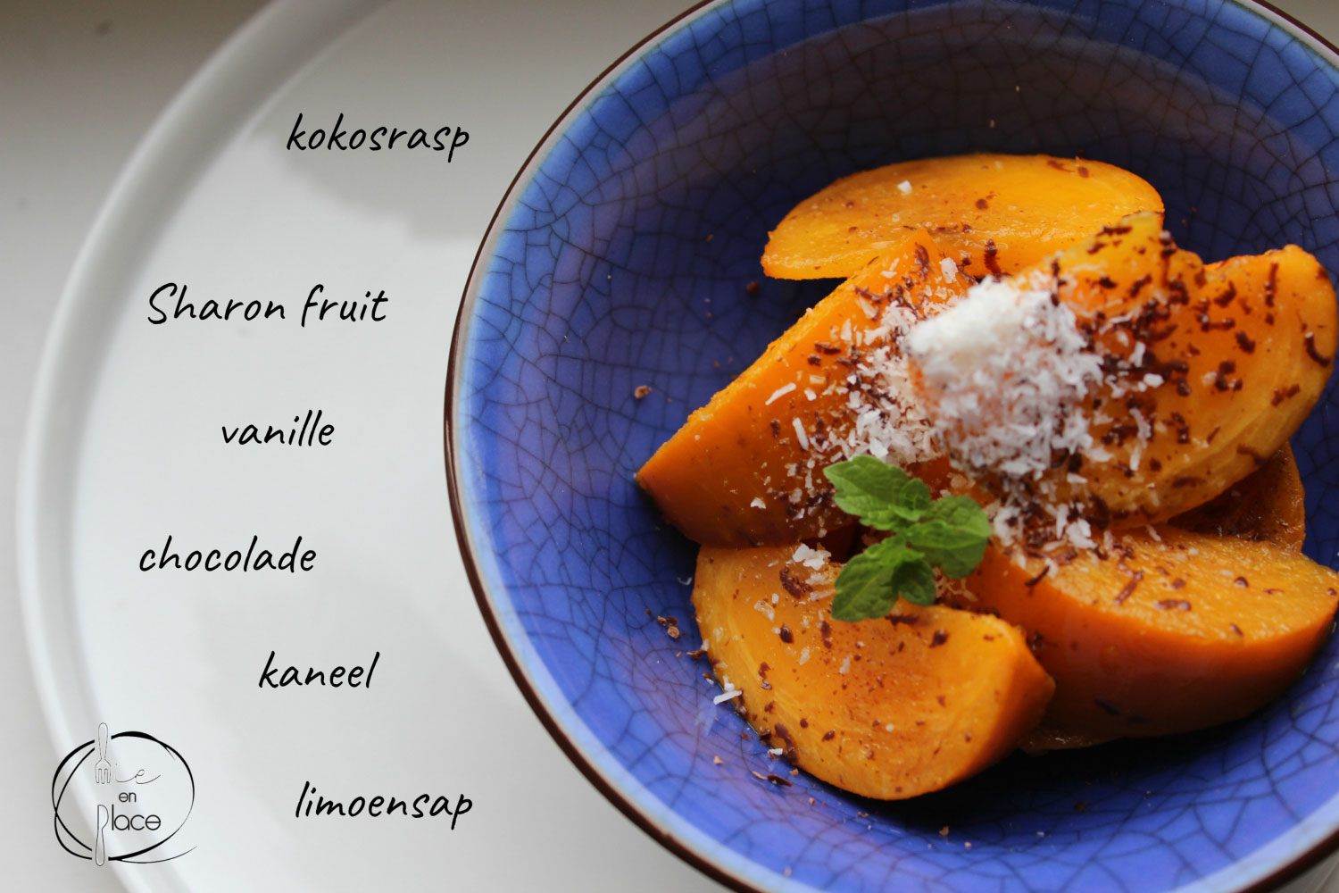 Mie en Place Sharon fruit met vanille en kokos