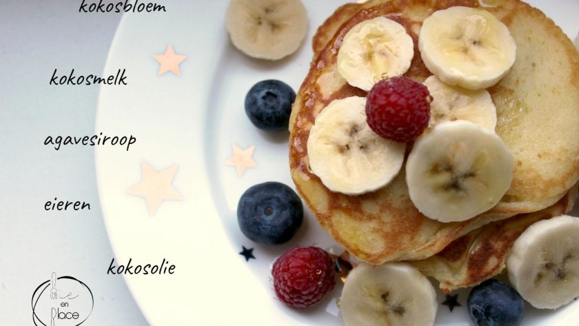 Mie en Place pancakes met kokosbloem