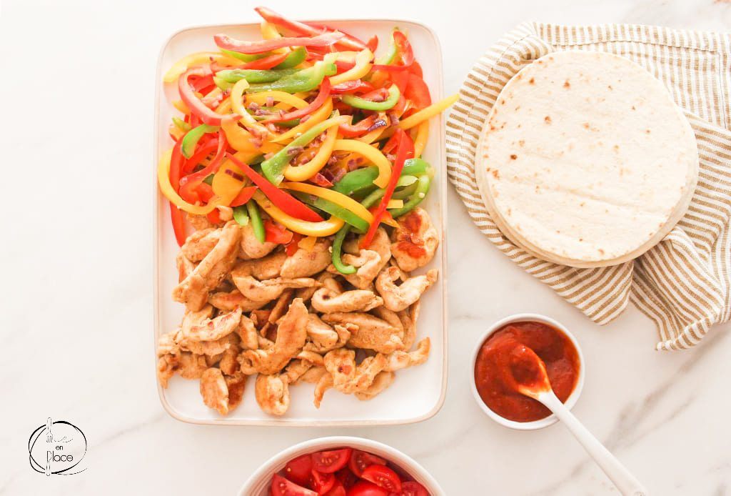 Mie en Place kip fajita