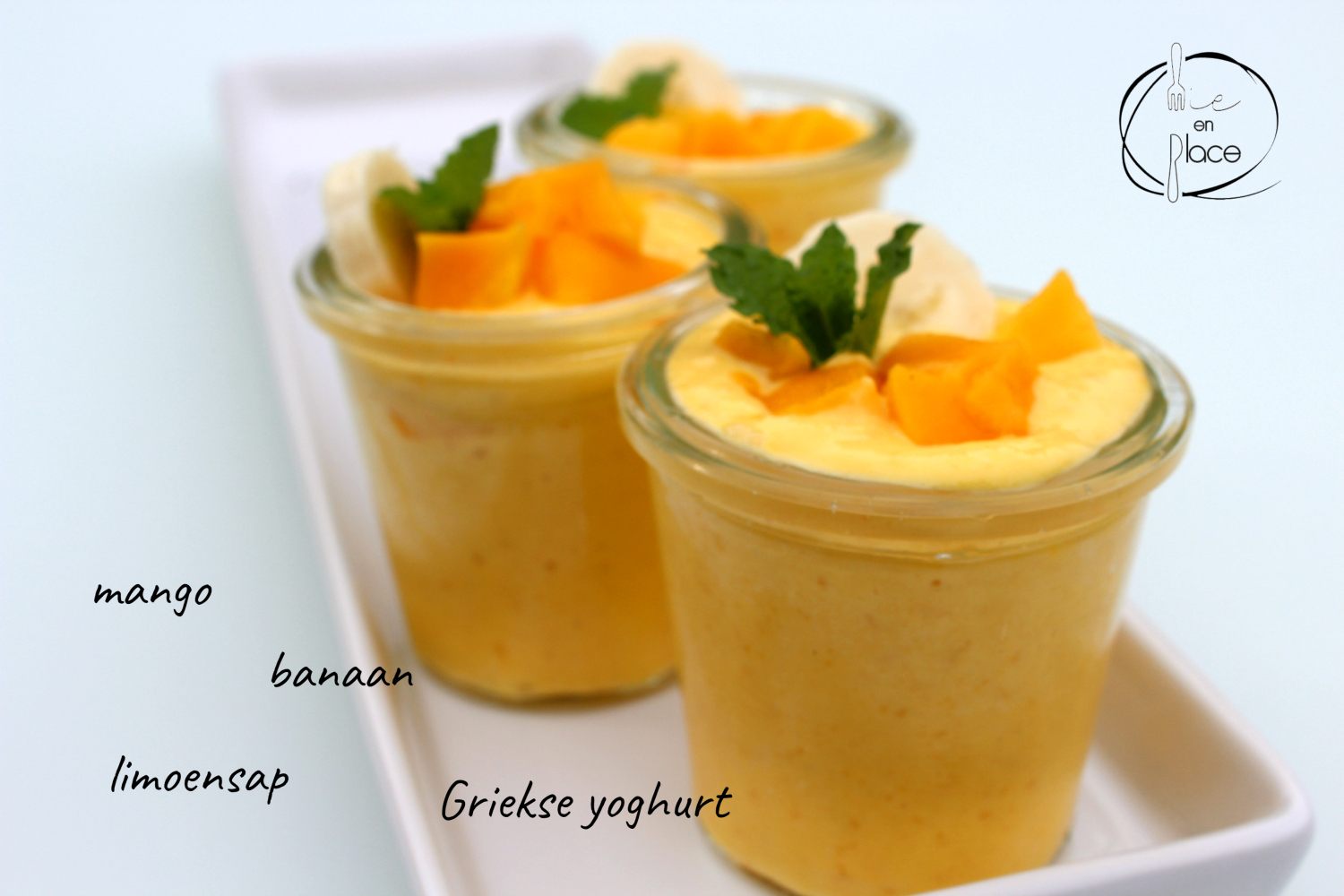 Mie en Place mango dessert