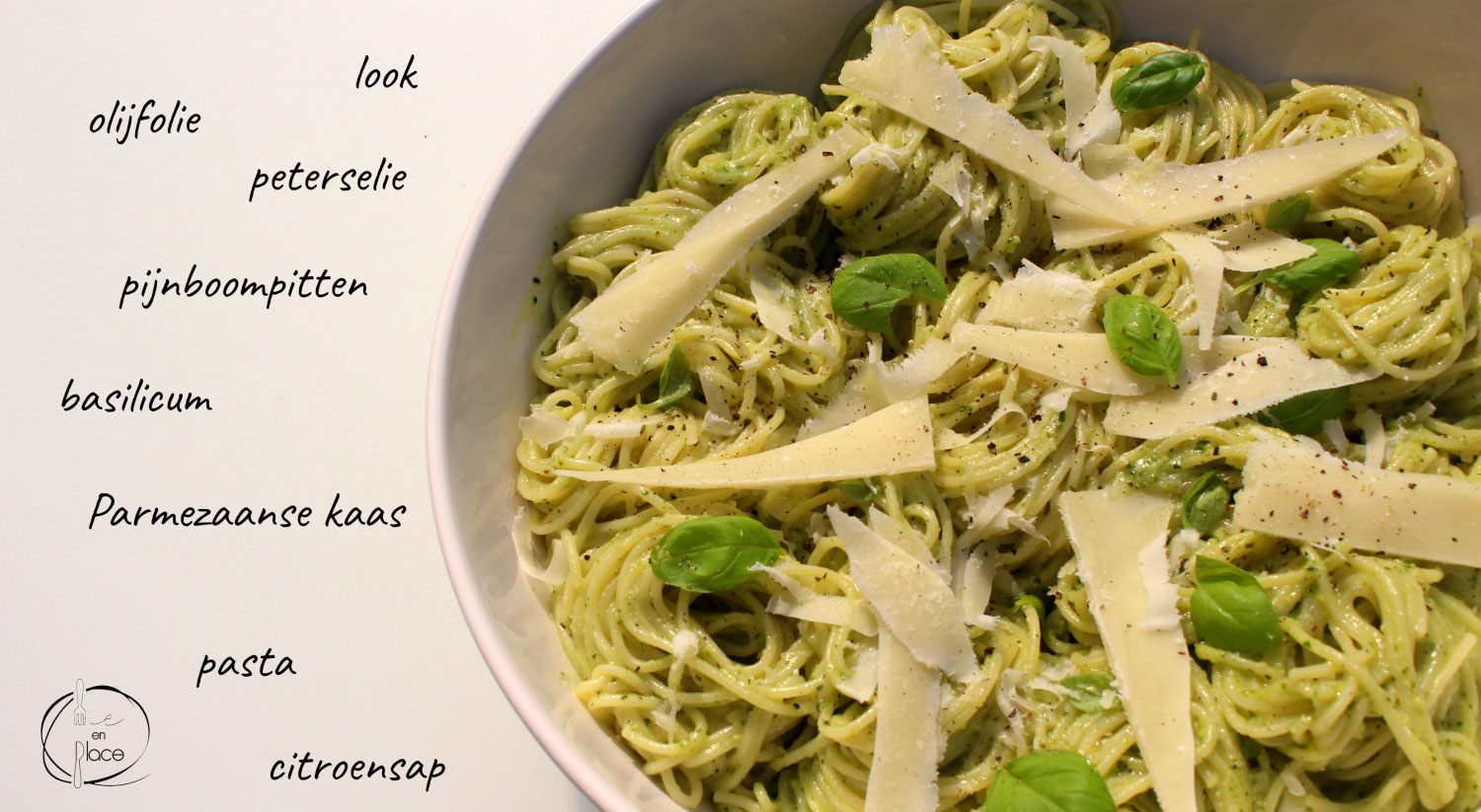 Mie en Place pasta pesto