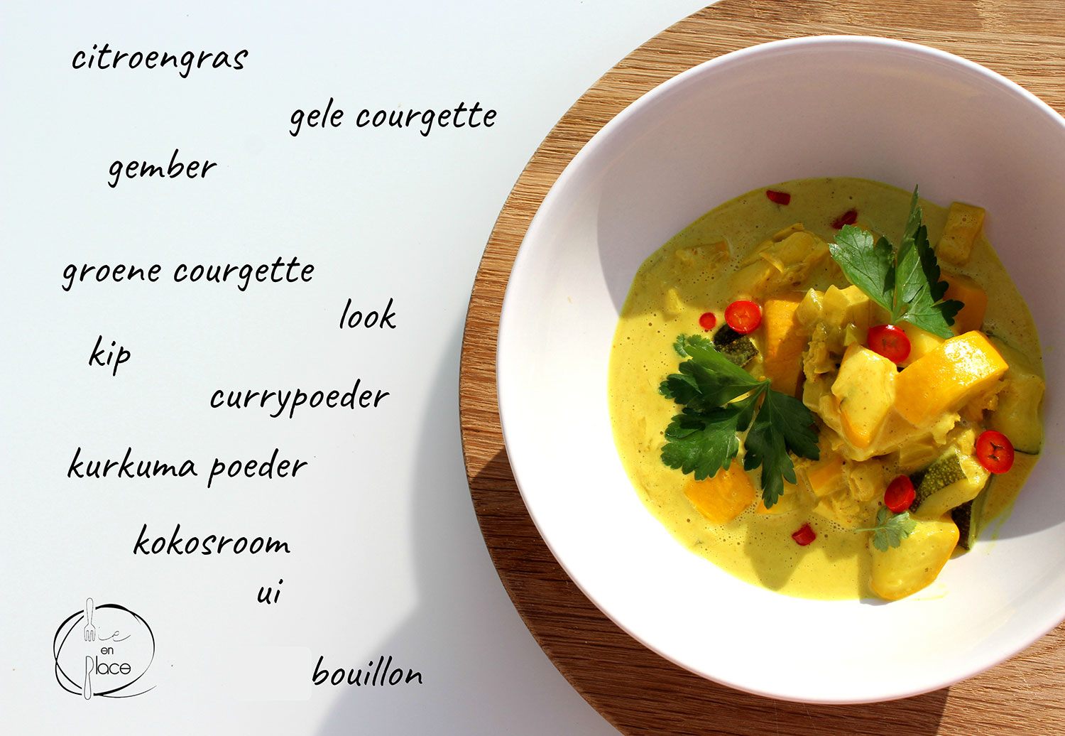 Mie en Place gele curry