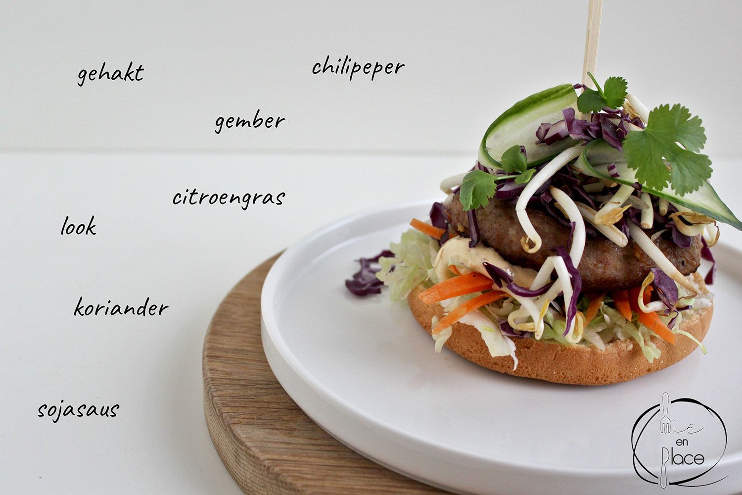Mie en Place Thaise Burger