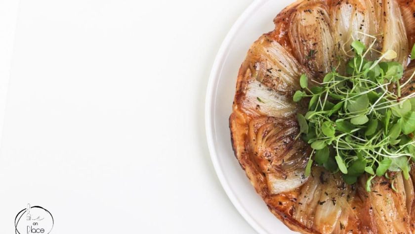 Mie en Place tarte tatin met witloof