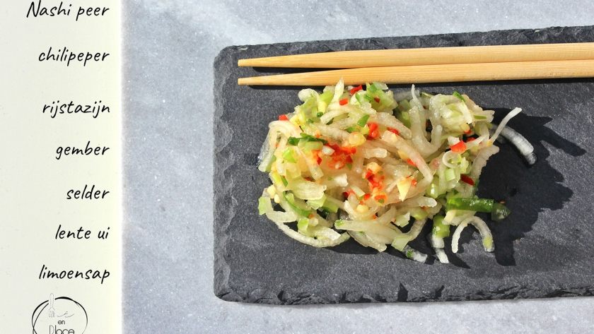 Mie en Plzce Oosters perenslaatje