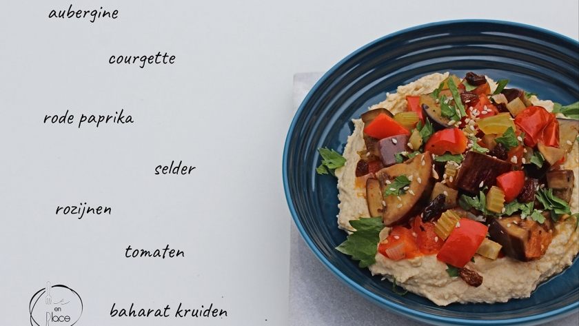 Mie en Place caponata met Libanse invloed