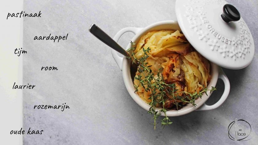 Mie en Place aardappel pastinaak gratin