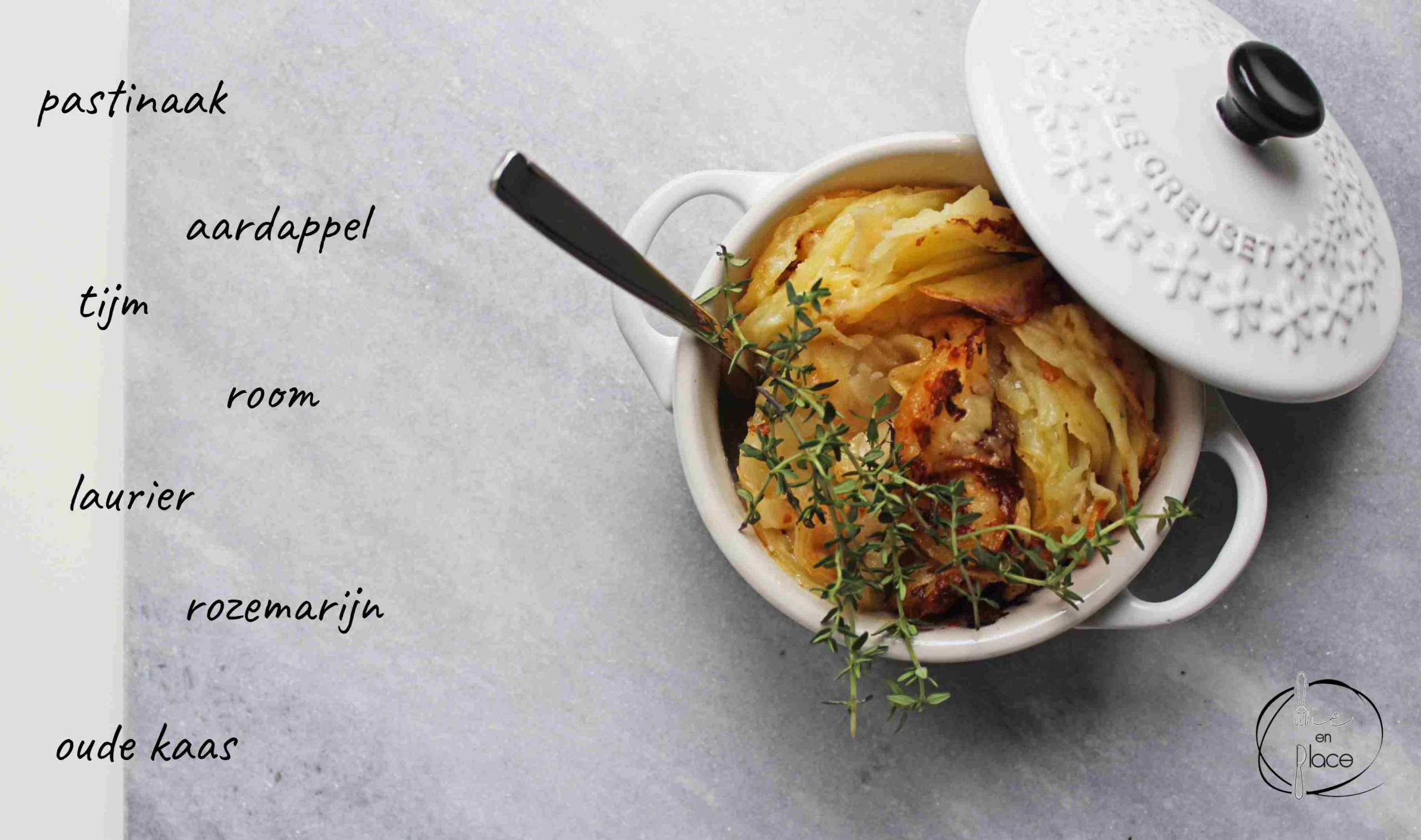 Mie en Place aardappel pastinaak gratin