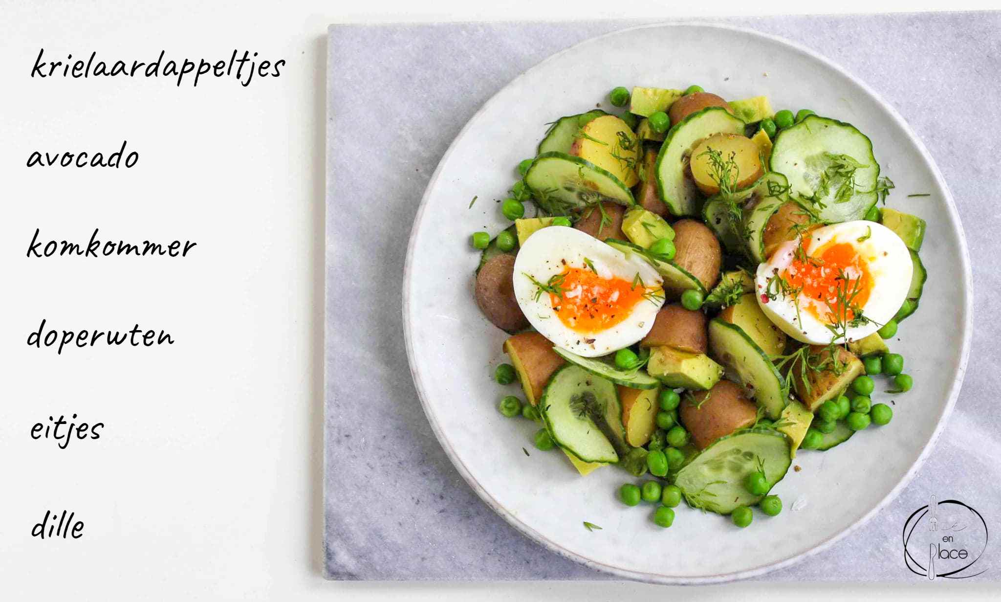 Mie en Place aardappelsalade met dille