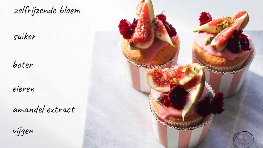 Mie en Place cupecakes met vijgen en amandel