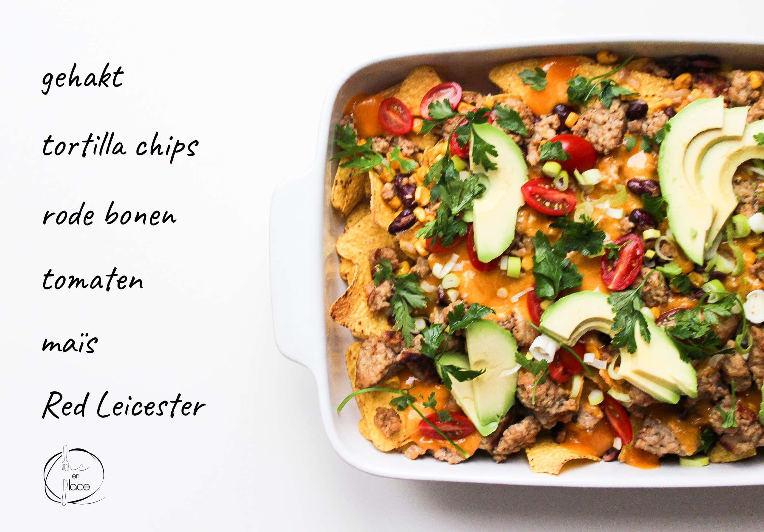 Mie en Place Mexicaanse ovenschotel met tortilla chips