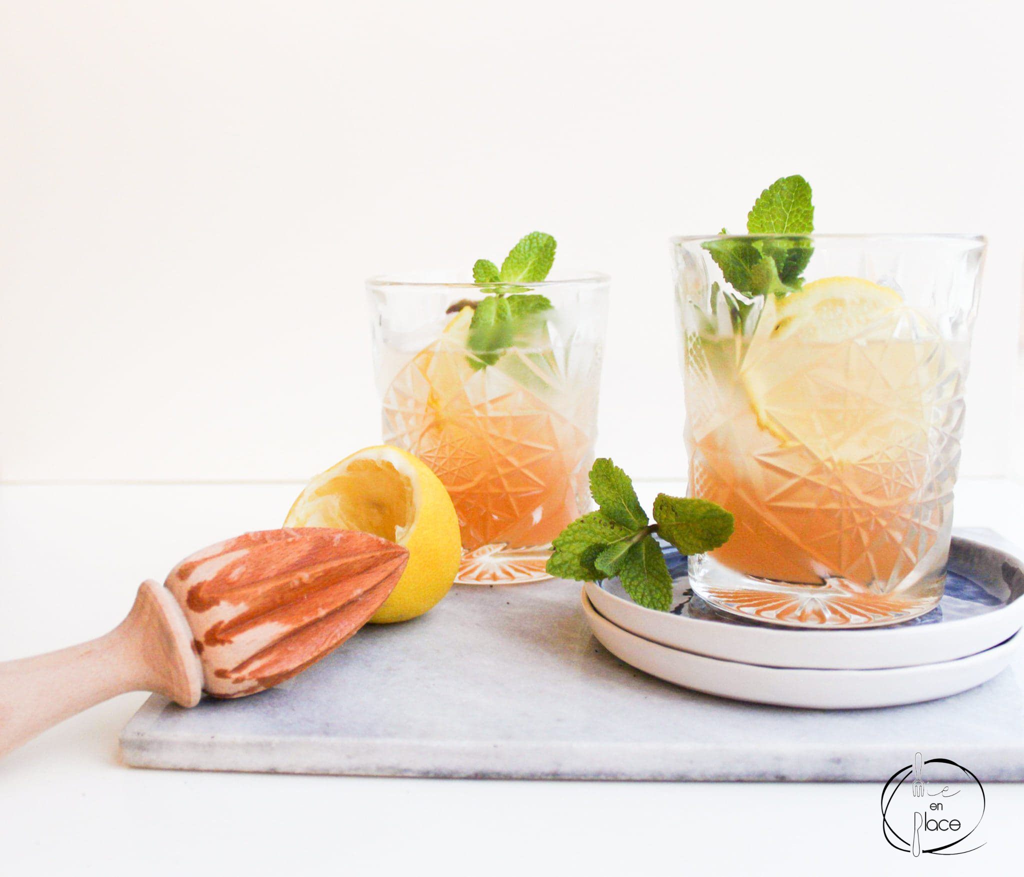 Mie en Place Earl Grey mocktail