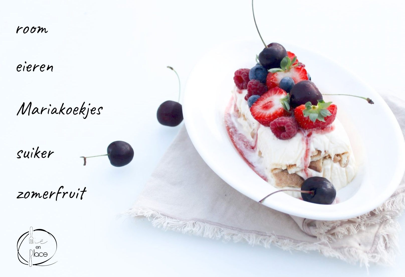 Mie en Place Semifreddo met zomerfruit