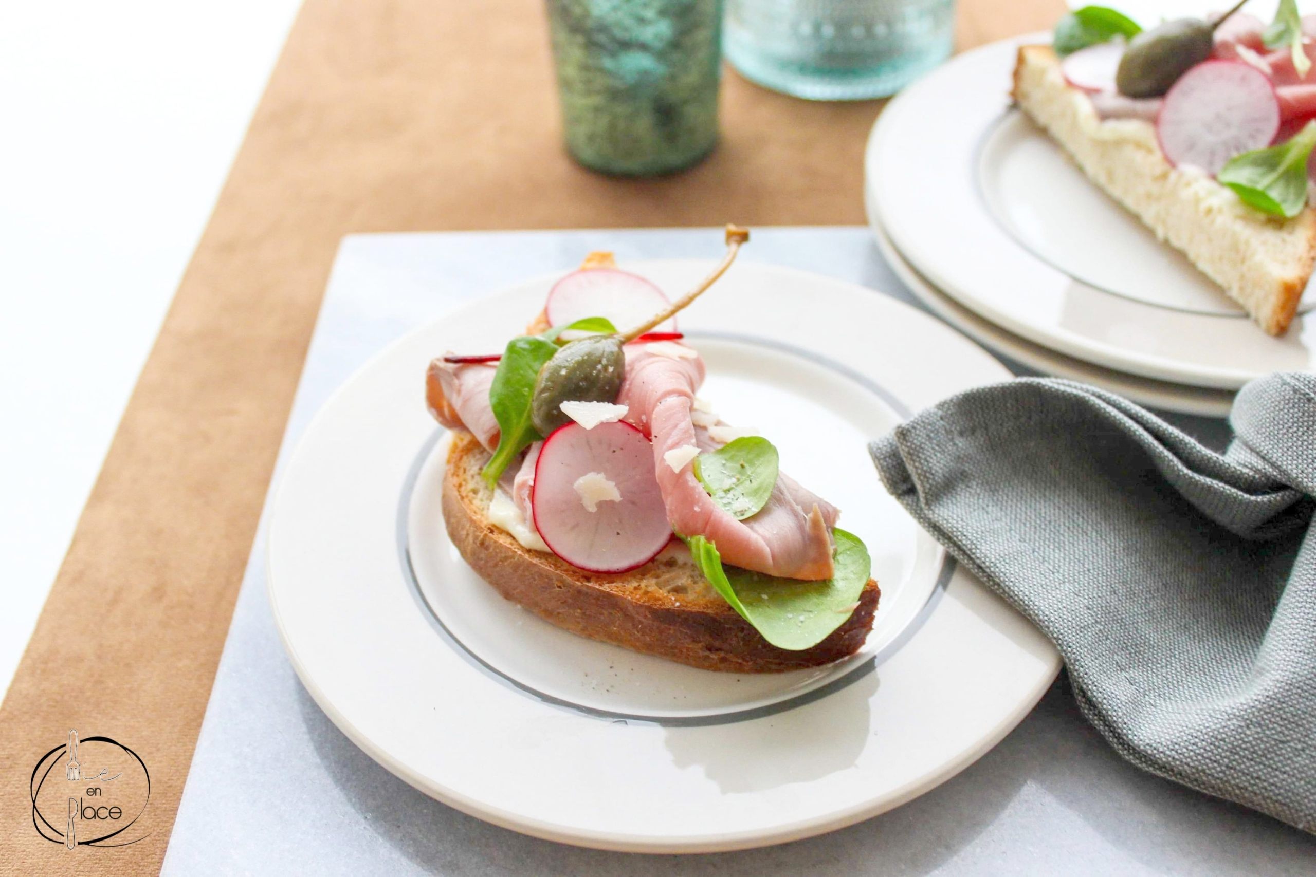 Mie en Place toast met rosbief