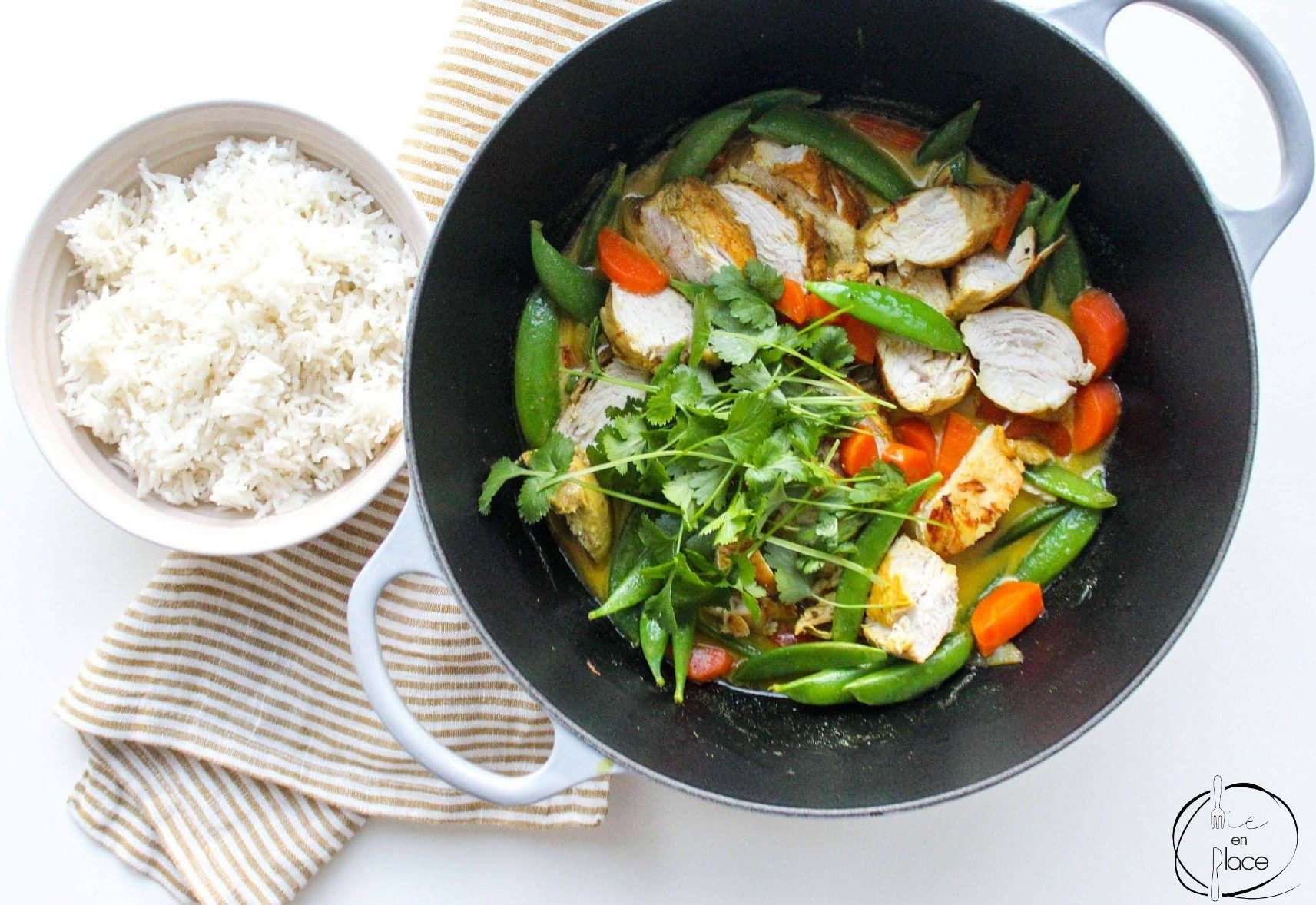 Mie en Place kip curry met groenten