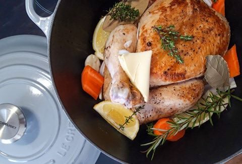 Mie en Place gebraden kip uit de oven
