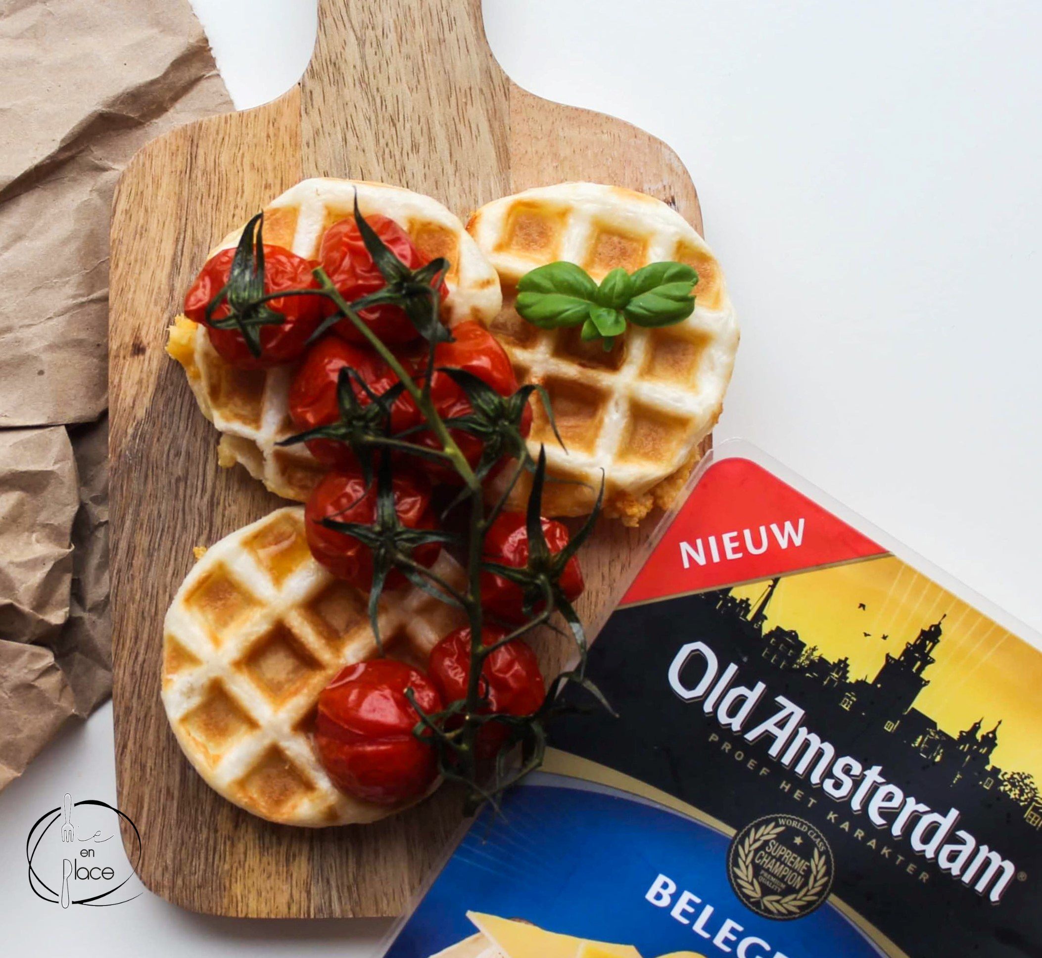 Kaaswafeltjes van bladerdeeg