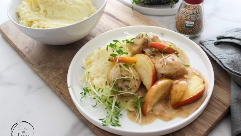 Mie en Place kip met cider en appels