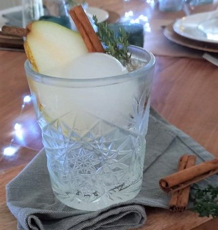 Mie en Place gin tonic met peer