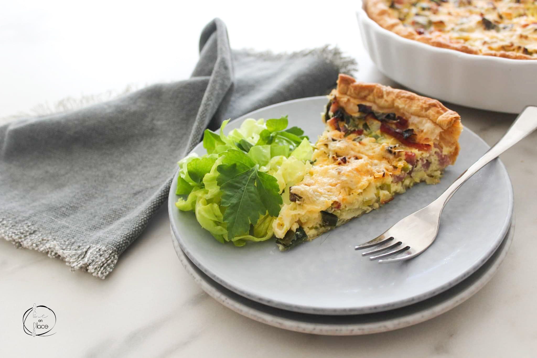 Mie en Place quiche Lorraine
