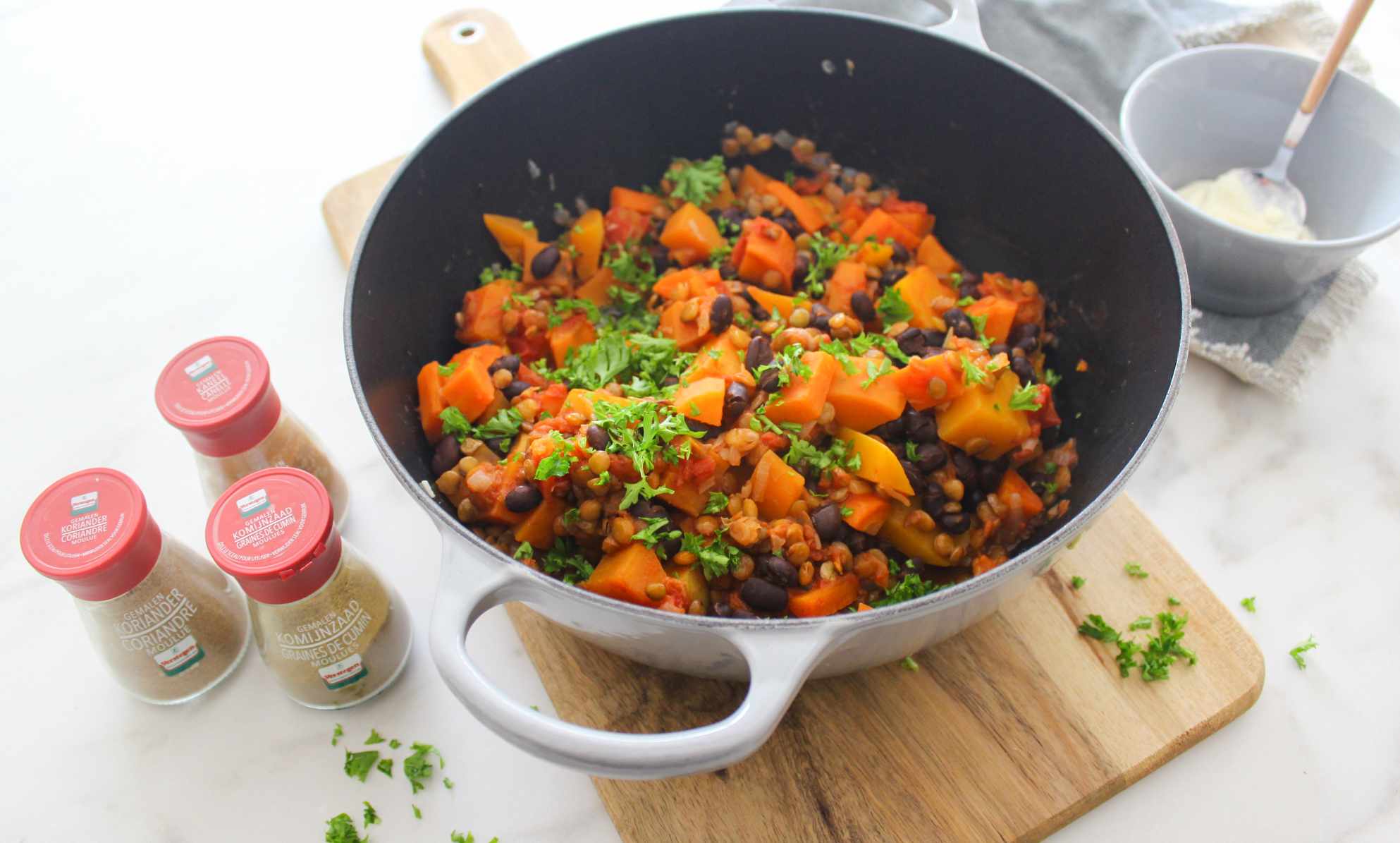 Veggie stoofpot met linzen