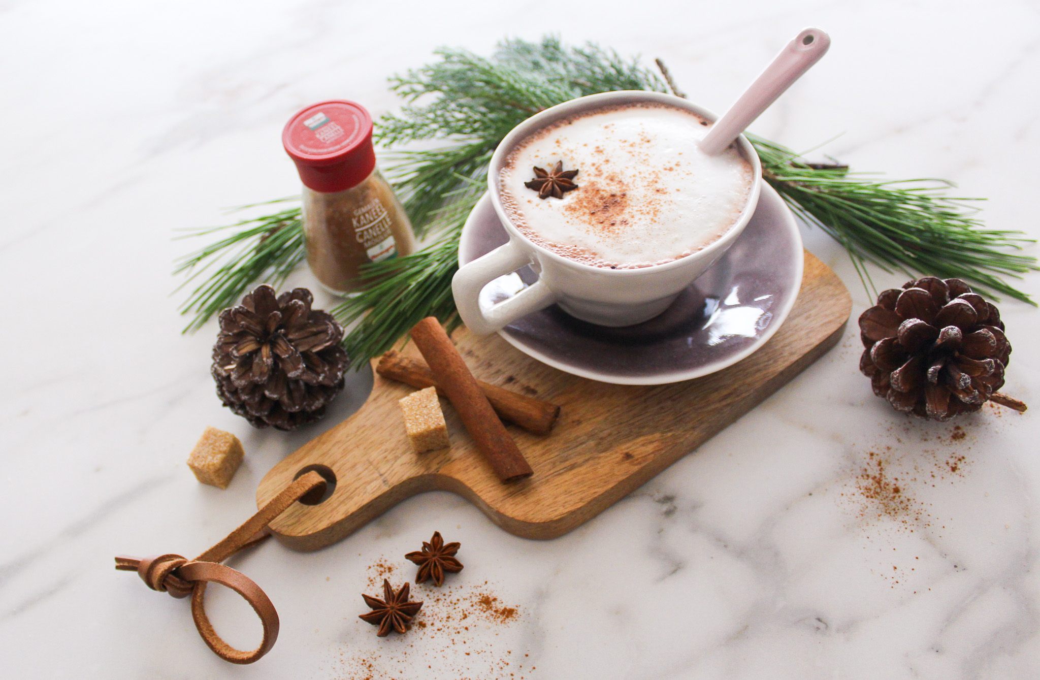Mie en place warme chocolademelk